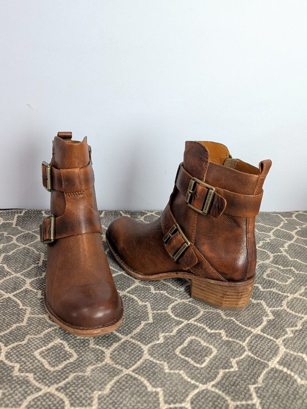 *KORK-EASE Leather Boots Sz US6.5M / EU37W